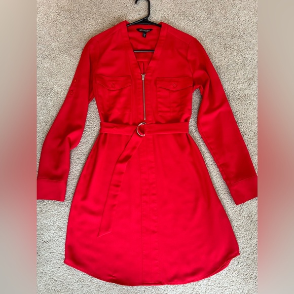 Express shirt dress, size XS - Picture 1 of 3